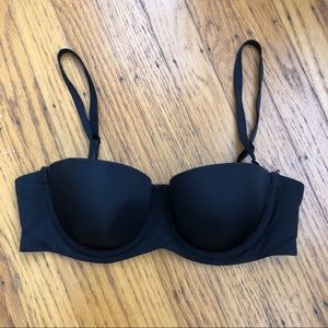 Microfiber Balconette Bra w/ detachable straps